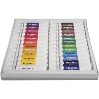 Rayher Hobby Kit d'artiste aquarelle couleurs assorties 24 x 12,0 ml (12 ml)