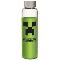 Stor Butelka na wod Minecraft 585ml z silikonowym pokrowcem do stosowania codziennego
