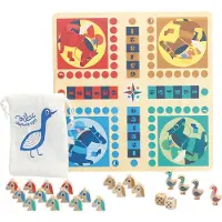 Vilac Jeu de société en bois 2en1