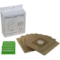 Rowenta ZR004101 Filtre HEPA + 6 sacs pour aspirateur de sol
