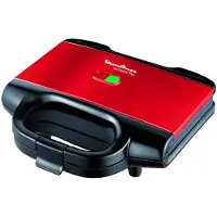 Moulinex - SM180811 - Accessimo - Appareil à Croque-Monsieur - Noir/Rouge