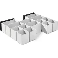 Festool Set de casiers 60x60/120x71 3xFT pour SYS-COMBI 2, SYS-COMBI 3 et SYS 4 TL-SORT/3 - 17 pcs. ( 201124 )
