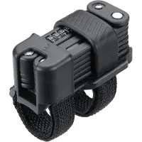 Bbb Cycling Schloss CodeFold 5 mm x 975 mm, noir - Câble de sécurité pliable, compact et sûr.