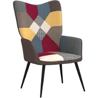 vidaXL Fauteuil relax patchwork tissu