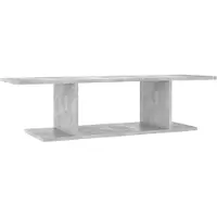 vidaXL Armoire TV murale gris béton 103x30x26,5 cm