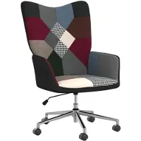 vidaXL Fauteuil relax patchwork tissu