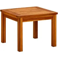 vidaXL Table basse de jardin 45x45x36 cm bois massif acacia