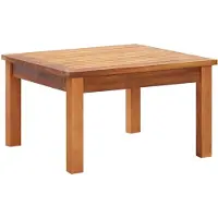 vidaXL Table basse de jardin 60 x 60 x 36 cm en bois massif d'acacia
