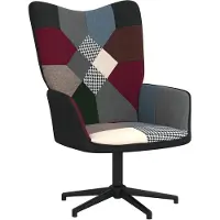vidaXL Fauteuil relax patchwork tissu