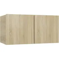 vidaXL Armoire TV suspendue Chêne Sonoma 60x30x30 cm