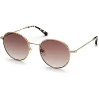 Kapten & Son Lunettes de soleil 'London Gold Brown Gradient' marron / or / violet rouge / noir