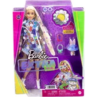Barbie Poupée extra Flower Power, poupée à habiller, poupée de mode