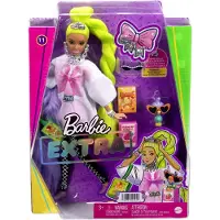 Barbie Poupée supplémentaire aux cheveux verts, poupée à habiller, poupée de mode