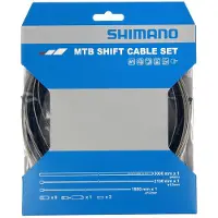 Shimano jeu de câbles de dérailleur MTB acier inoxydable, longueur gaine extérieure:2.000 mm