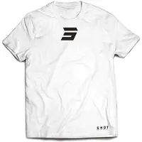 Shot Race Gear Symbol Short Sleeve T-shirt Blanc S Homme