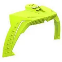 LS2 Ff805 Helmet Back Air Vent Jaune