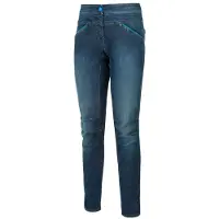 Wild Country - Jean d'escalade stretch - Session W Denim Light Blue Jeans pour Femme en Coton - Taille M - Bleu