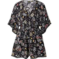Superdry Vintage Beach Short Sleeve Romper Noir S Femme