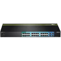 Trendnet TPE TPE-2840WS 28-Port Gigabit Web Smart PoE+ Switch - commutateur - 28 ports - Géré - Montable sur rack
