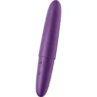 Satisfyer - mini vibromasseur puissant rechargeable étanche - violet