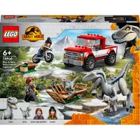 LEGO Jurassic World 76946 La capture des Vélociraptors Beta et Blue