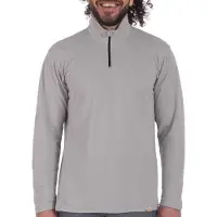 IQ-UV Uv Pro Zip Up Long Sleeve Rash Guard Gris 3XL Homme