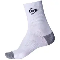 Dunlop Unisexe, Chaussettes, sport, Blanc, (Une unité par pack, 39 - 46)