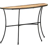 vidaXL Table d'appoint 110x40x77 cm Bois de manguier massif