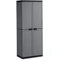 Keter Jolly High Armoire de rangement, gris 9732/0444