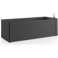 You do it Vase auto-arrosant Stefanplast Natural Delux - Rectangulaire Anthracite 100 x 43 x 33 cm