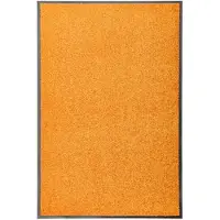 vidaXL Paillasson lavable Orange 60x90 cm