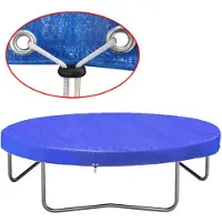 vidaXL Housse de trampoline PE 360-367 cm 90 g/m²