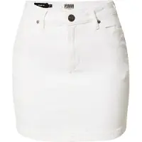 Urban Classics Jupe blanc denim