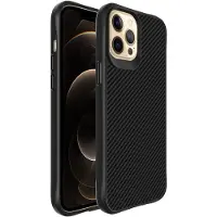 IMoshion Rugged Hybrid Carbon Case Apple iPhone 12 Pro Max - Noir
