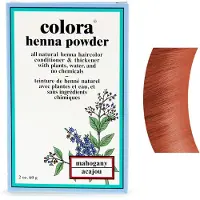 Colora Poudre de Teinture Capillaire Henna Acajou, 2 Onces (Paquet de 3)