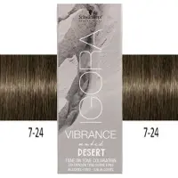 Schwarzkopf Professional IGORA Vibrance coloration semi-permanente pour les cheveux teinte 7-24 Medium Blonde Ash Beige 60 ml