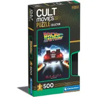 Clementoni 35110 Films cultes Retour vers le futur 500 pi?ces, fabriqu? en Italie, puzzle pour adultes, multicolore, taille moyenne