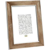 Deknudt Cadre photo en bois couleur bronze 10x15 S45YD3
