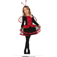 Guirca Ladybug Girl Costume Rouge 7-9 Years