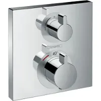 Hansgrohe Ecostat Square Thermostat Kit d'installation encastré 1 consommateur chrome, 1 pièce.