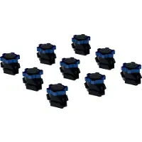 Geberit Set pieds pour receveurs de douche en résine de pierre, jusqu'à 140 cm, pieds réglables en hauteur 6-12 cm, 554.952.00.1