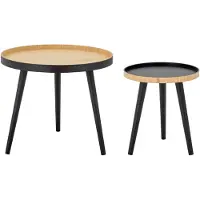 Bloomingville Table Basse Cappuccino | Noir | Bambou | 82052153