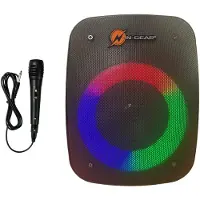N-Gear LGP4STUDIO Bluetooth Speaker Playback/Mikro/LED schwarz