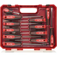 Milwaukee Jeu de 12 tournevis trilob s 4932472003 Rouge