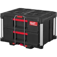 Milwaukee 4932472129 Packout - Boîte À Outils - Avec 2 Tiroirs