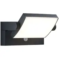 LINDBY Luminaires d'extérieur , Sherin, Noir, Balcon, Aluminium, Moderne