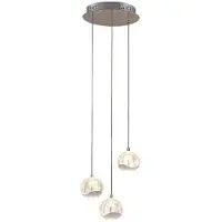 LUCANDE Suspension , Hayley, Transparent, Salon / séjour, Verre, Moderne