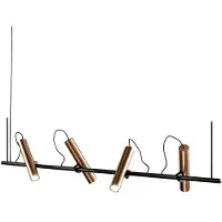 LIGHT-POINT Suspension , Or / laiton, Salon / séjour, Aluminium