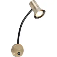 QAZQA Applique murale bronze avec bras flexible - Karin Flex