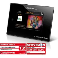 Albrecht DR 53 Tuner radio numérique DAB+ pour la chaîne stéréo domestique, y compris Bluetooth (avec ID3), par ex. pour écouter Spotify (27251)